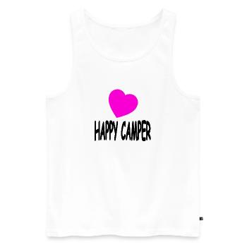 Camper - Männer Premium Bio Tank Top - Weiß - Vorne - Michal (187cm)