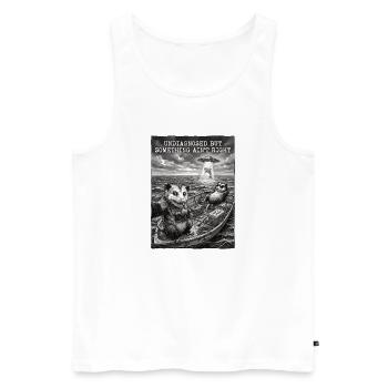 Undiagnosed but something ain't right - Men's Premium Organic Tank Top - white - Front - Michal (187cm)