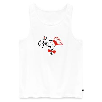 Sternekoch, backen, Koch - Männer Premium Bio Tank Top - Weiß - Vorne - AI Model Male 178 light (178cm)