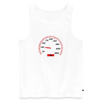 30th Birthday - Men's Premium Organic Tank Top - white - Front - Michal (187cm)