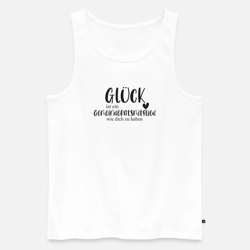 Gemeinderatsmitglied Ehrenamt Gemeinde Geschenk - Männer Premium Bio Tank Top - Weiß