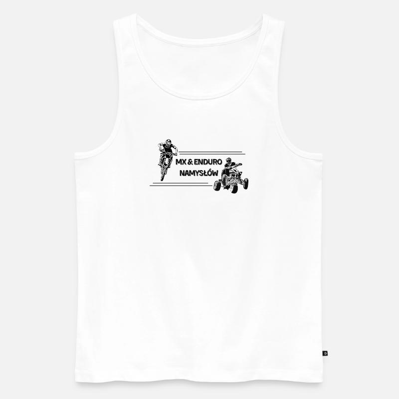 EnduroNamysłów MX&EnduroNamysłów Kollektion - Männer Premium Bio Tank Top - Weiß