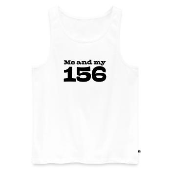 30 Moi et mon 156 - Débardeur bio Premium Homme - blanc - Devant - Michal (187cm)