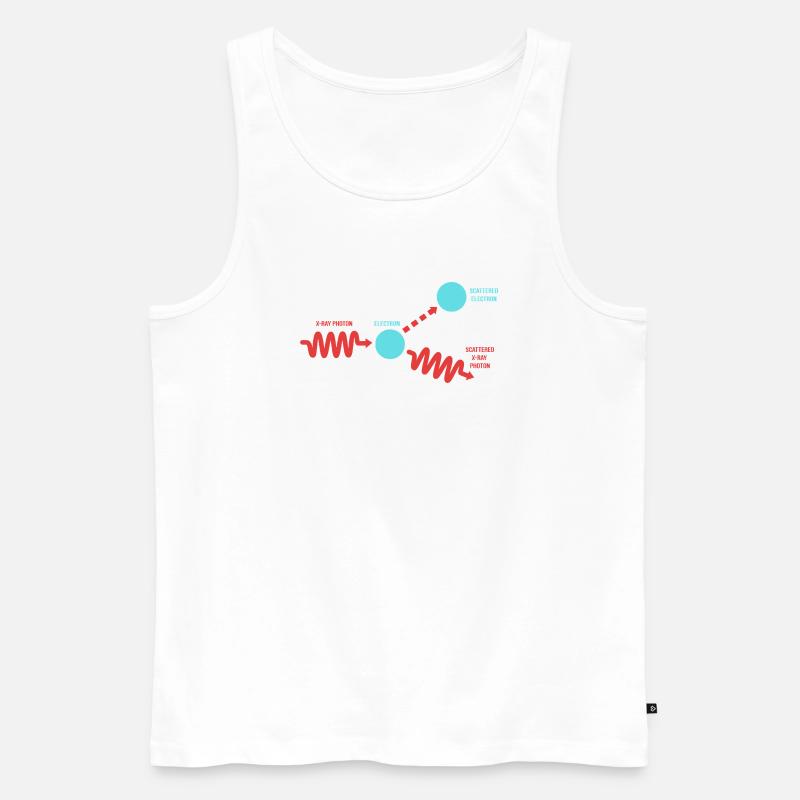 Quantenphysik Quantenmechanik Quantensprung - Männer Premium Bio Tank Top - Weiß