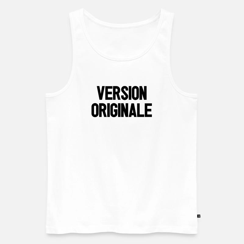 ORIGINALVERSION! - Männer Premium Bio Tank Top - Weiß