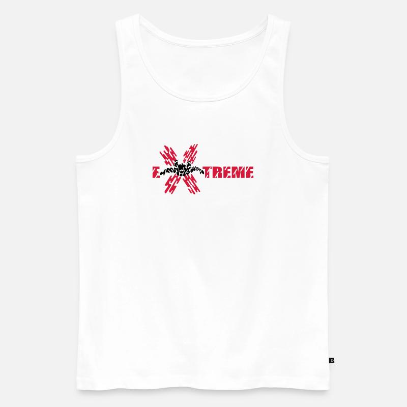 skydiver extreme - Männer Premium Bio Tank Top - Weiß