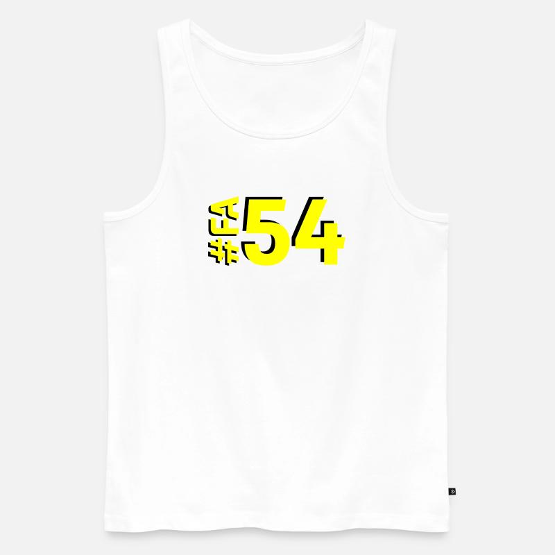 FA54 - Männer Premium Bio Tank Top - Weiß