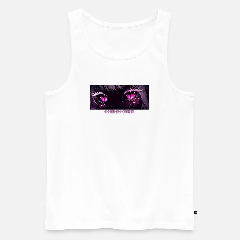 i will carry your pain - Männer Premium Bio Tank Top - Weiß