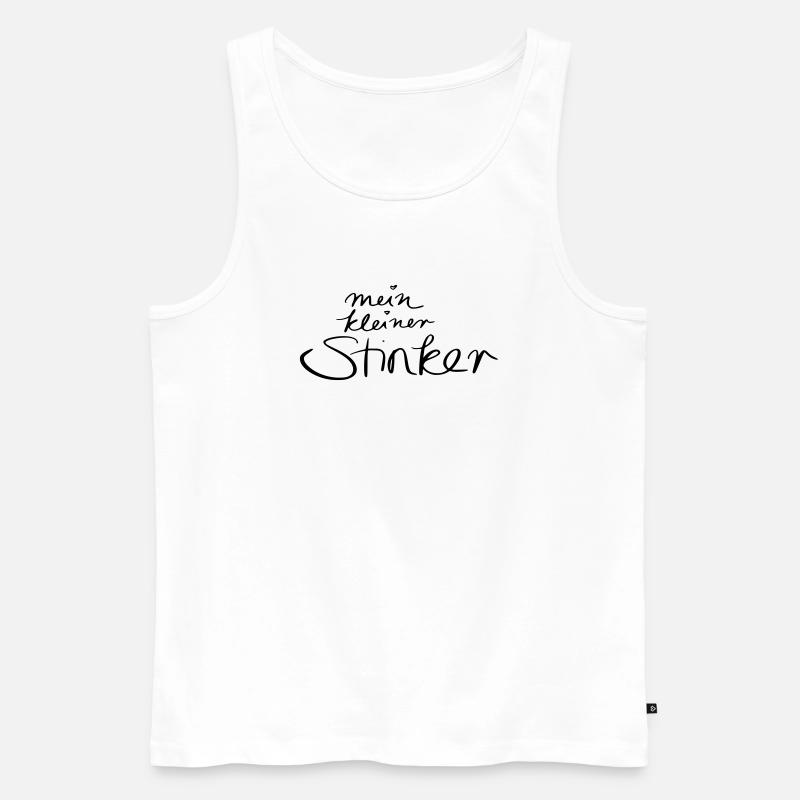 mein kleiner Stinker - Männer Premium Bio Tank Top - Weiß