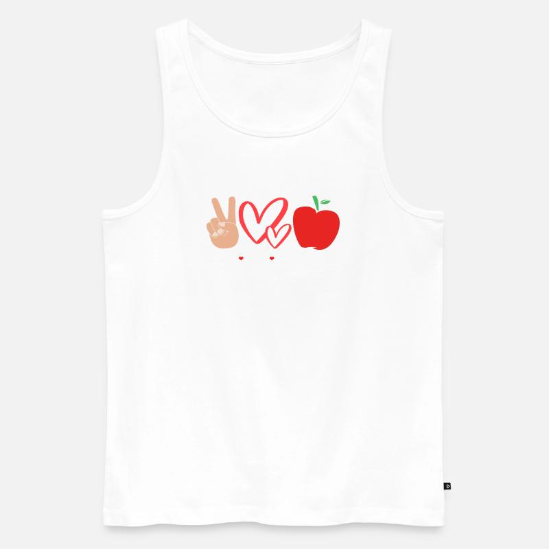 Lehrerassistent Paraprofessional Paraeducator - Männer Premium Bio Tank Top - Weiß
