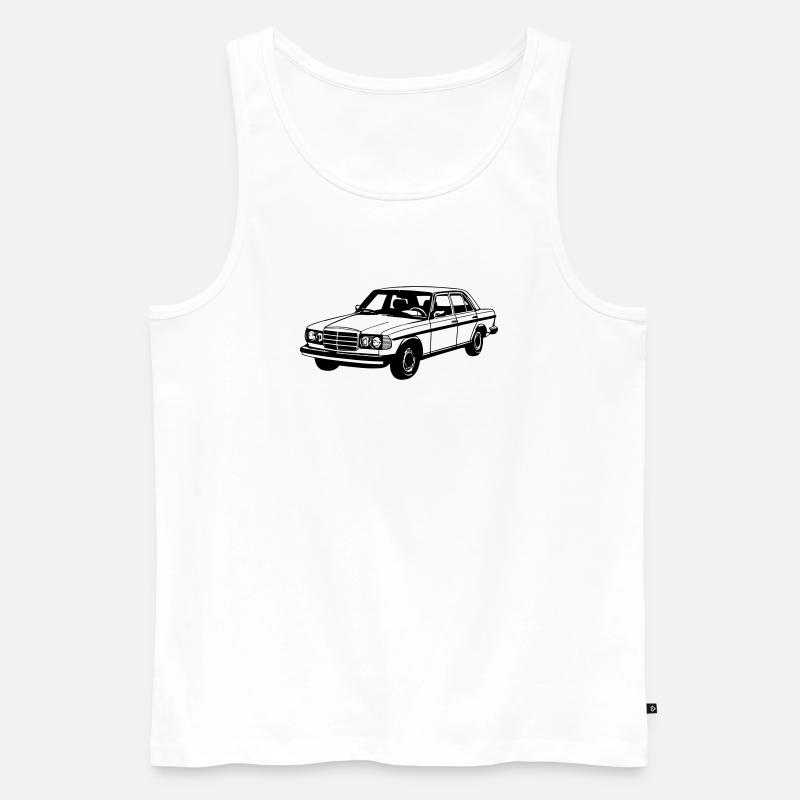 MB W123 , Youngtimer / Oldtimer ...(25) - Männer Premium Bio Tank Top - Weiß