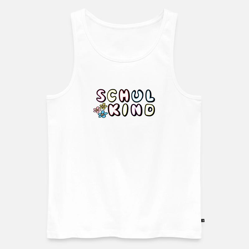 Schulkind 2026 Einschulung - Männer Premium Bio Tank Top - Weiß