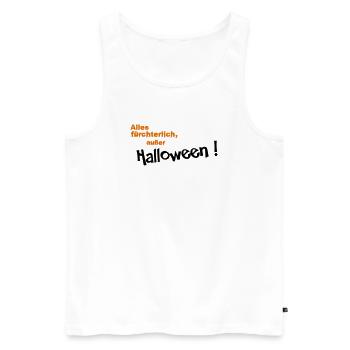 Halloween - Men's Premium Organic Tank Top - white - Front - Michal (187cm)