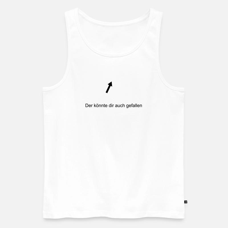 Der koennte dir auch gefallen - Männer Premium Bio Tank Top - Weiß