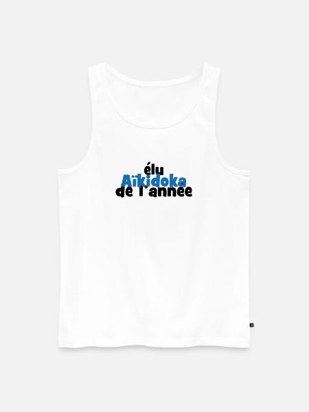 Aikido - Martial Art - Aikido - Men's Premium Organic Tank Top - white
