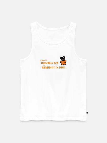 Flauschiger Kern - Männer Premium Bio Tank Top - Weiß