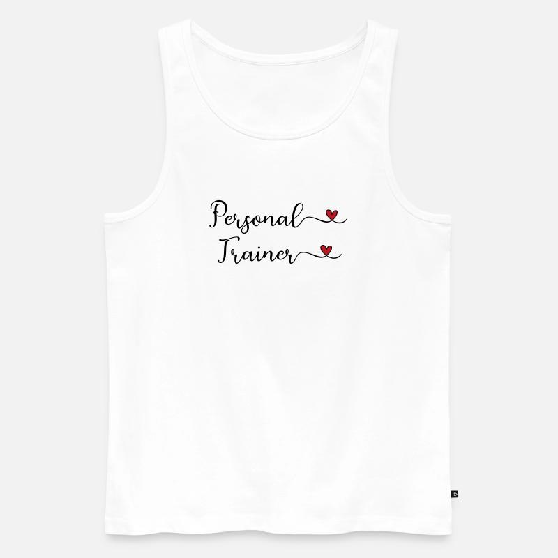Personal Trainer - Männer Premium Bio Tank Top - Weiß
