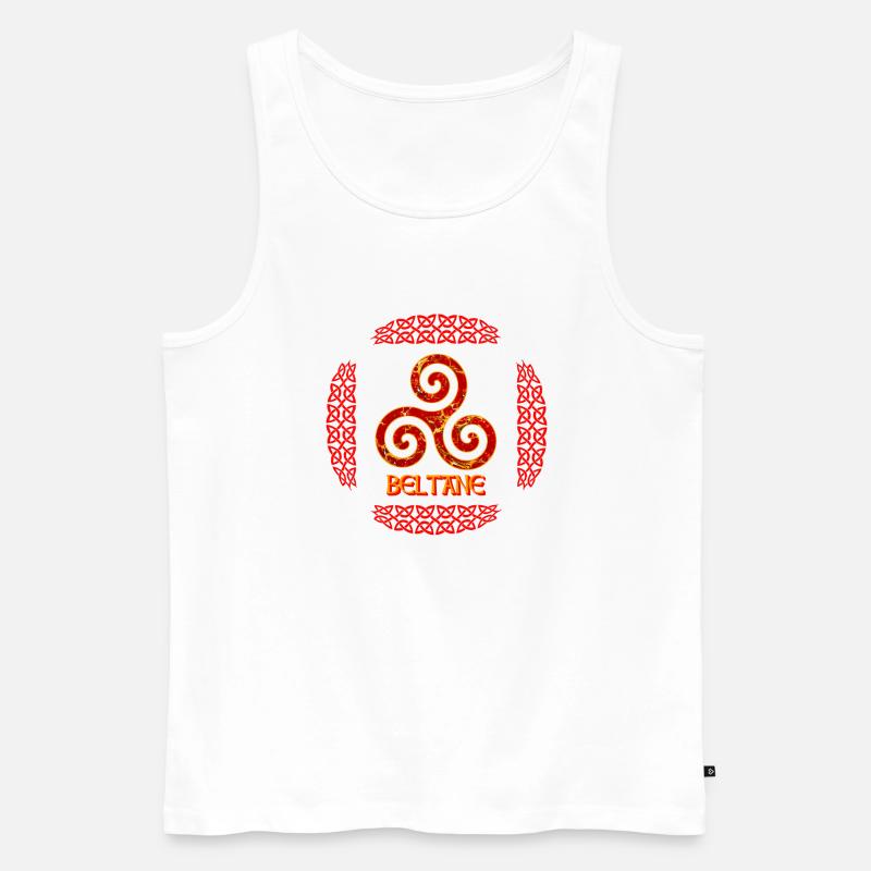 beltane e 232 - Männer Premium Bio Tank Top - Weiß