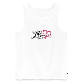 Mom Mama Mother's Day - Men's Premium Organic Tank Top - white - Front - Michal (187cm)