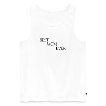 Dire la fête des mères meilleure maman au monde Maman de la fête des mères - Débardeur bio Premium Homme - blanc - Devant - Michal (187cm)