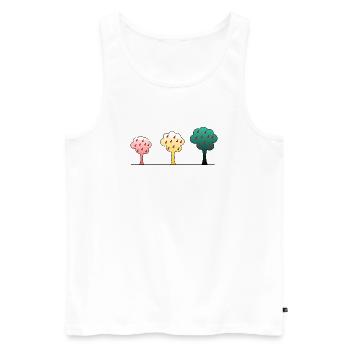 anniversary. Anniversary Decade. humor. funny - Men's Premium Organic Tank Top - white - Front - Michal (187cm)