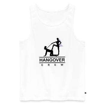 hangover 103 2c - Männer Premium Bio Tank Top - Weiß - Vorne - Michal (187cm)