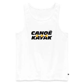 Canoë Kayak - Débardeur bio Premium Homme - blanc - Devant - Michal (187cm)
