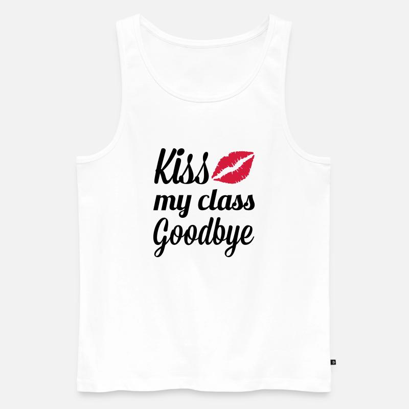 Class - Männer Premium Bio Tank Top - Weiß