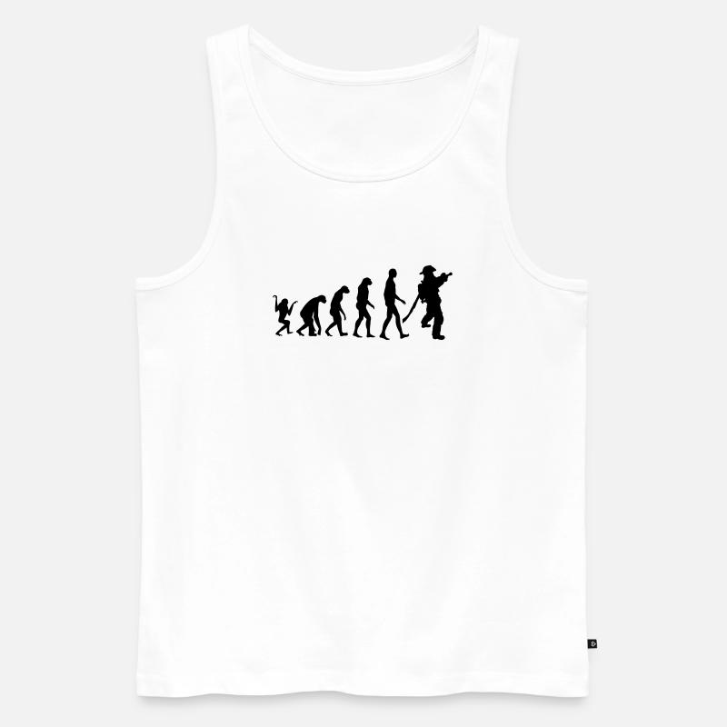 pompier_kiosdz22 - Männer Premium Bio Tank Top - Weiß