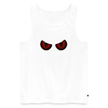 Red-Eyed Ember - Men's Premium Organic Tank Top - white - Front - AI Model Male 178 light (178cm)