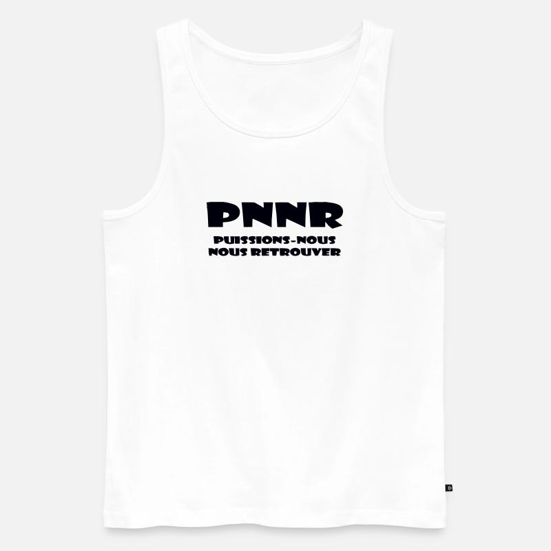 Design Graphique Abstrait - Débardeur bio Premium Homme - blanc