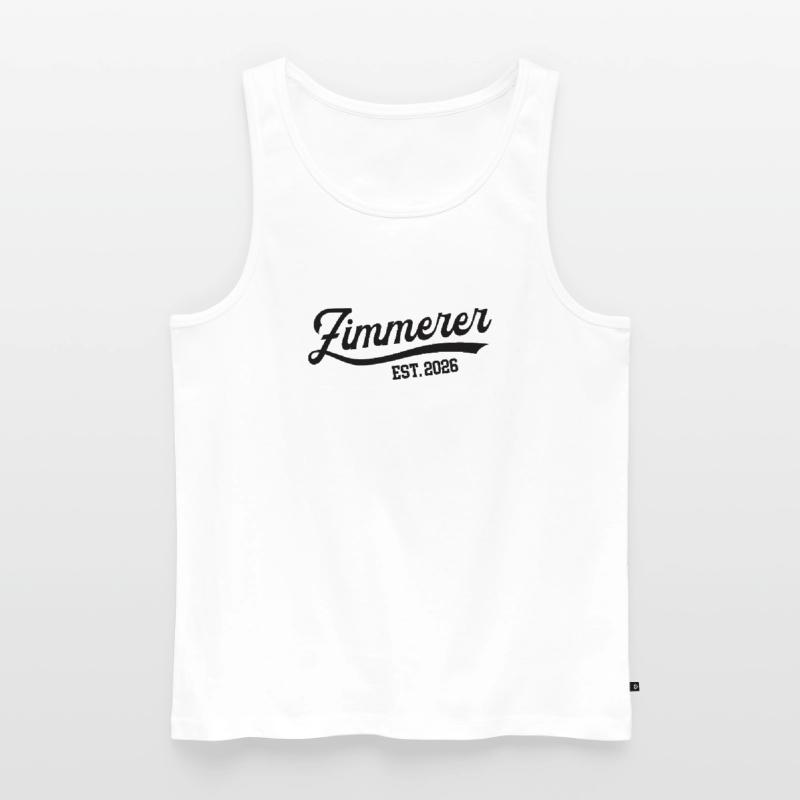 Carpenter 2026 Occupation Carpentry Apprentice Apprentice Men's Premium Organic Tank Top