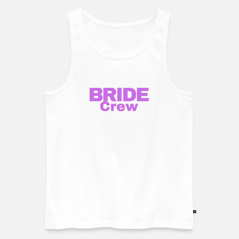Bride Crew - Männer Premium Bio Tank Top - Weiß