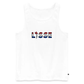 Lisse Pays-Bas en Europe - Débardeur bio Premium Homme - blanc - Devant - Michal (187cm)