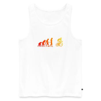 I love road bikes, cool design for racing bikes - Men's Premium Organic Tank Top - white - Front - Michal (187cm)