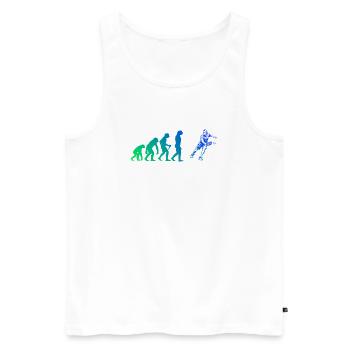 Pickleball athlete Geschenkidee für den Geburtstag - Männer Premium Bio Tank Top - Weiß - Vorne - Michal (187cm)