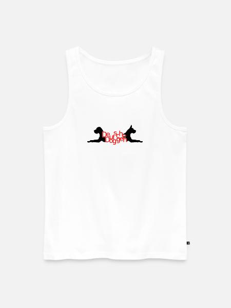 German mastiffs - T / P - Men's Premium Organic Tank Top - white