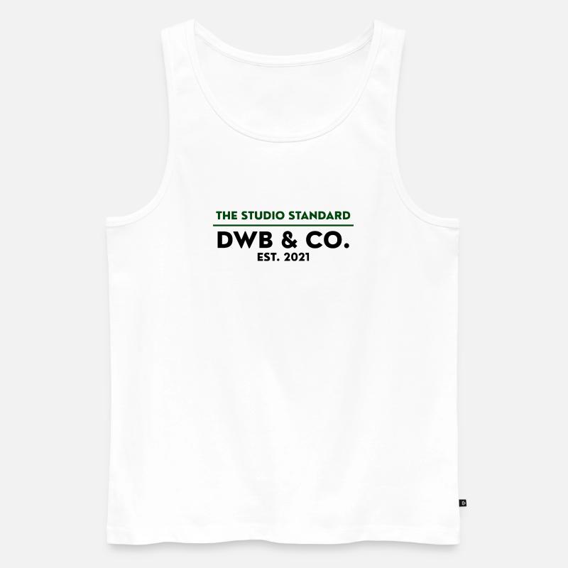 Der Studio-Standard - Männer Premium Bio Tank Top - Weiß