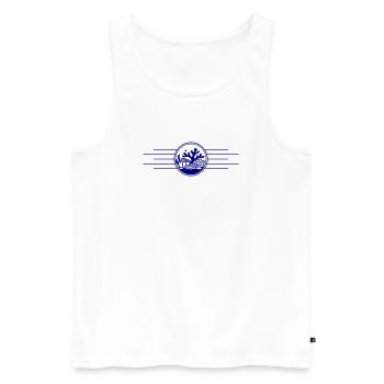 Coral Ocean Coral Reef - Men's Premium Organic Tank Top - white - Front - AI Model Male 178 light (178cm)