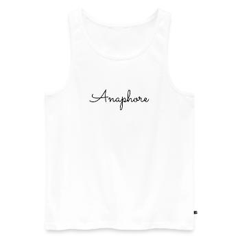 Anaphore - Débardeur bio Premium Homme - blanc - Devant - Michal (187cm)