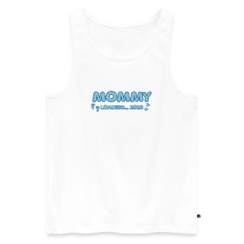 Mommy Loading 2026 - Männer Premium Bio Tank Top - Weiß - Vorne - AI Model Male 178 light (178cm)
