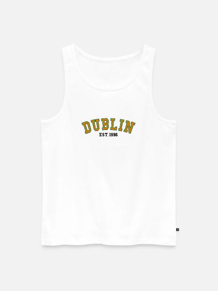 Dublin gegründet 1996 - Männer Premium Bio Tank Top - Weiß