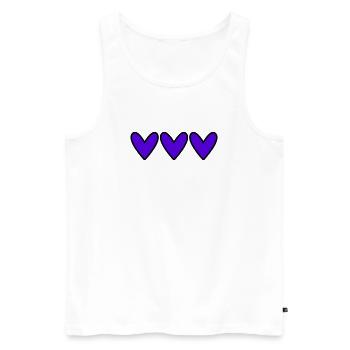 Bachelorette party. BRIDE. TEAM. TEAM MARIEE. BRIDE-TO-BE - Men's Premium Organic Tank Top - white - Front - AI Model Male 178 light (178cm)