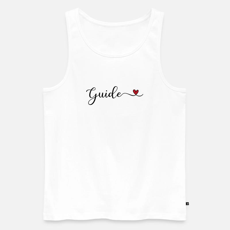 Guide - Männer Premium Bio Tank Top - Weiß