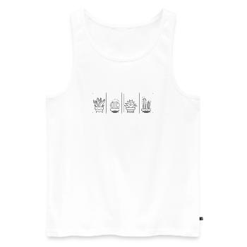 Design file is missing - Men's Premium Organic Tank Top - white - Front - Michal (187cm)