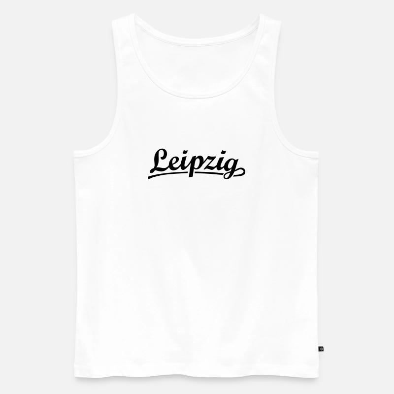 Leipzig Classic - Männer Premium Bio Tank Top - Weiß