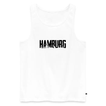 Hambourg - Débardeur bio Premium Homme - blanc - Devant - AI Model Male 178 light (178cm)