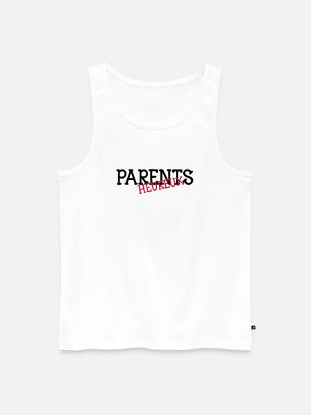 Parents heureux ! - Débardeur bio Premium Homme - blanc