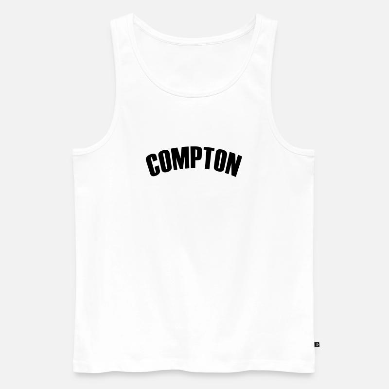 compton shirt - Männer Premium Bio Tank Top - Weiß