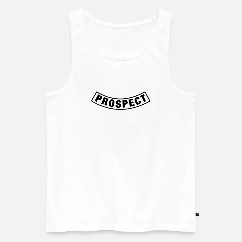 Prospect Batch - Männer Premium Bio Tank Top - Weiß